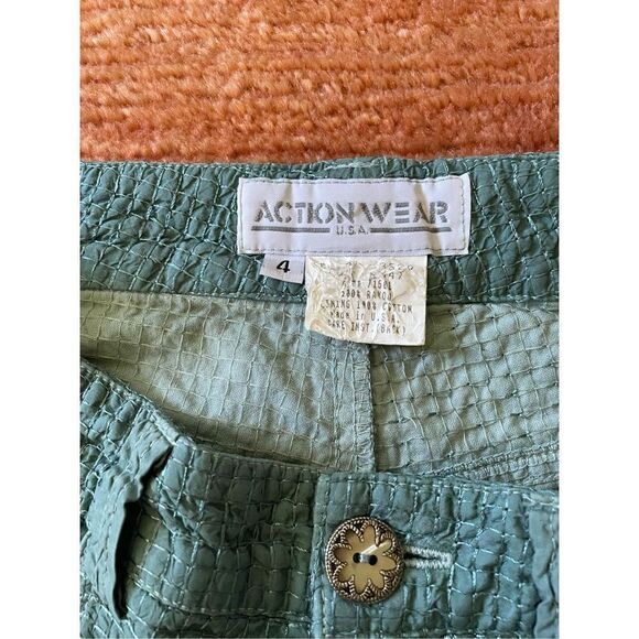 Vintage ACTION WEAR  women’s high rise silk pants - Picture 2 of 7